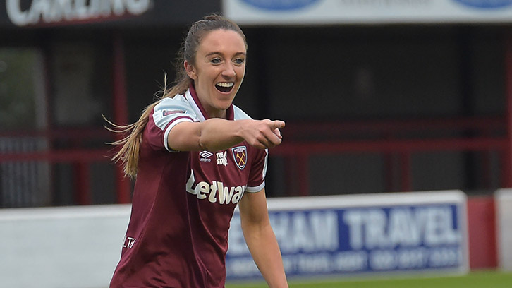 Lisa Evans West Ham United Women Were Gutted To Concede Late Equaliser To Reading West Ham 